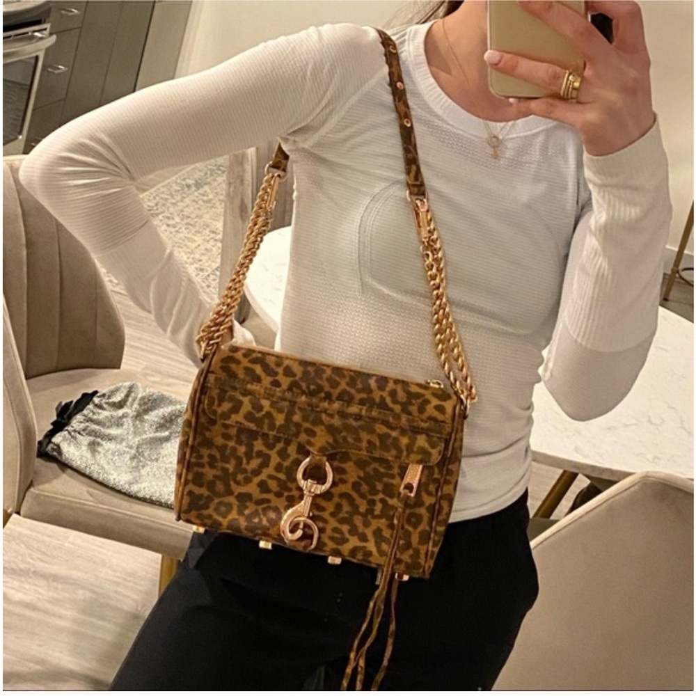 Rebecca Minkoff Animal Print Leather Crossbody